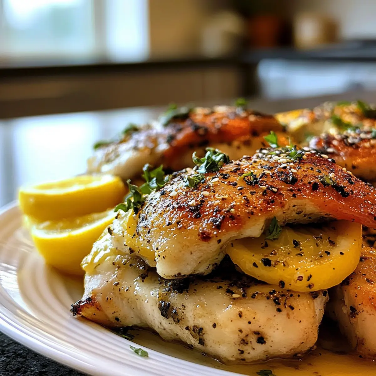 Zesty Lemon Pepper Chicken Thighs