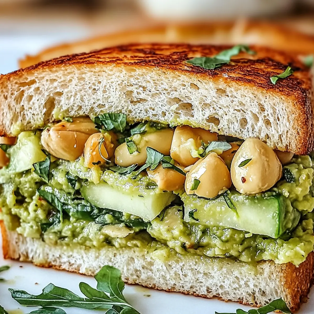 Avocado White Bean Sandwich: Creamy Vegan Delight