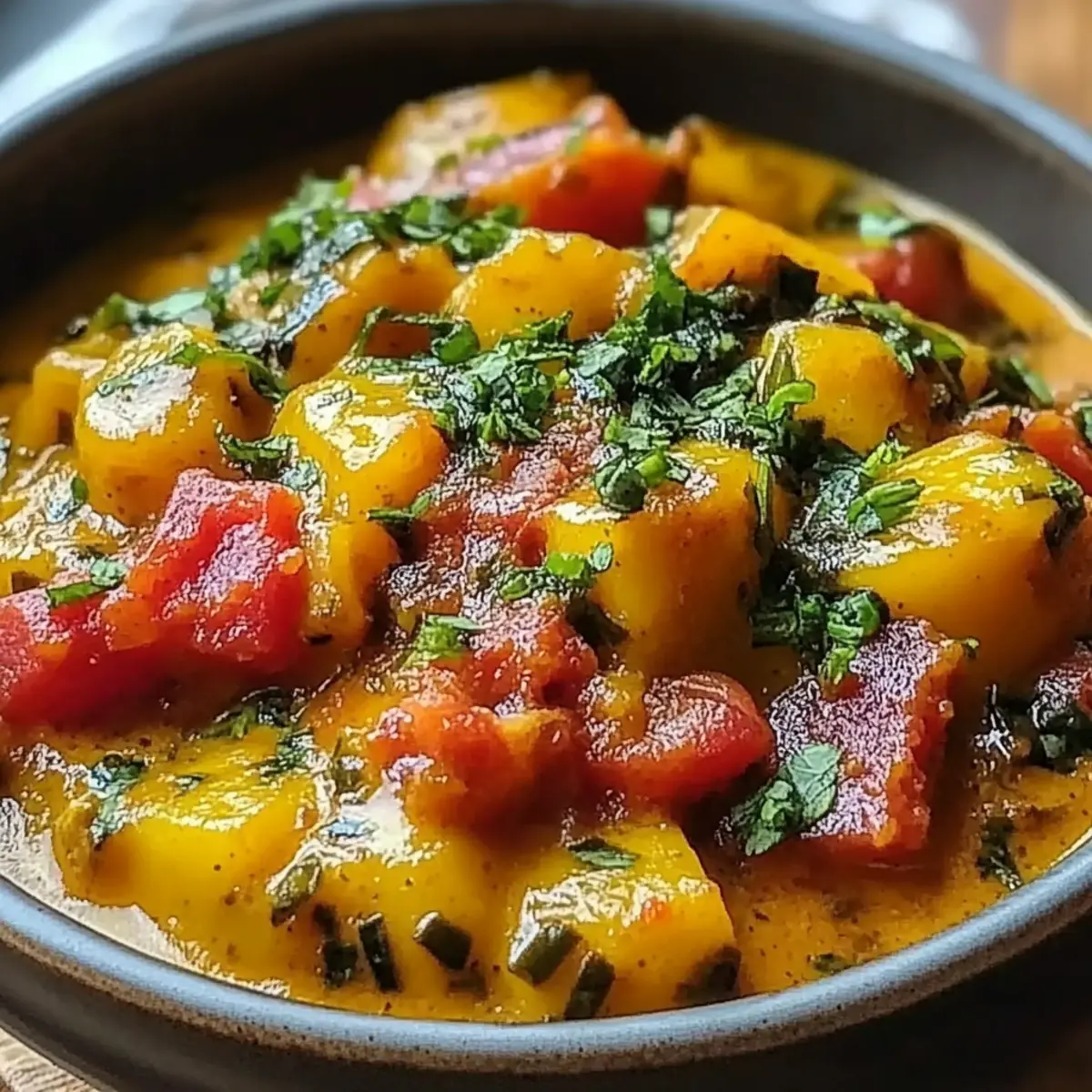 Caribbean-Style Plantain Curry