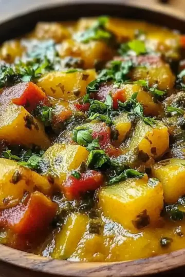 Caribbean-Style Plantain Curry