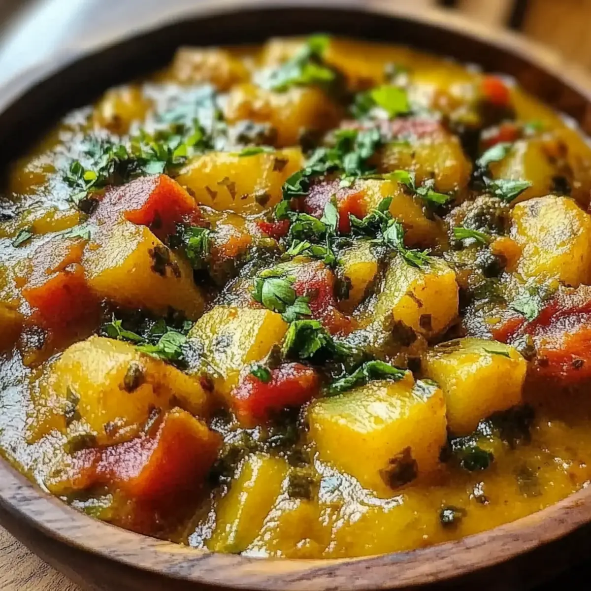 Caribbean-Style Plantain Curry