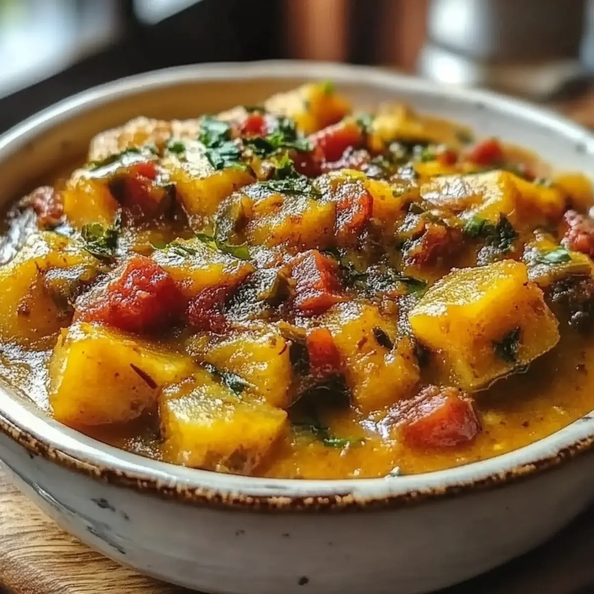 Caribbean-Style Plantain Curry
