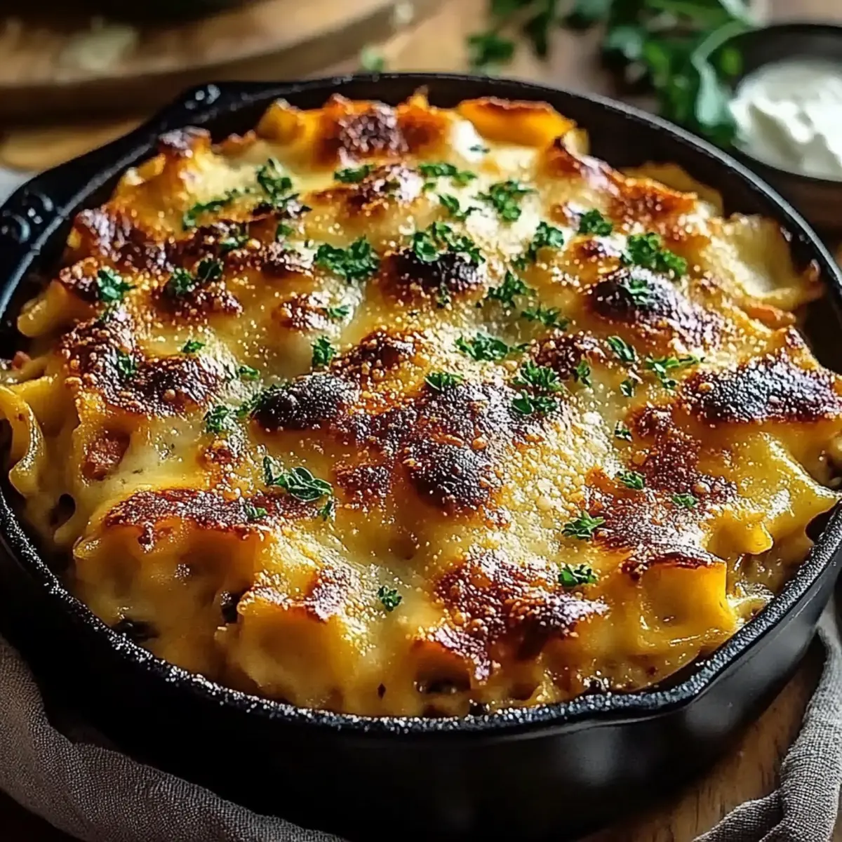 Cheesy Baked Ravioli Casserole