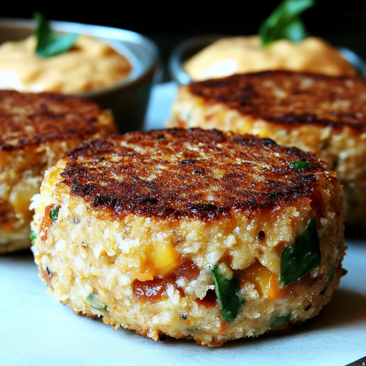 Chicken Cakes with Remoulade Sauce