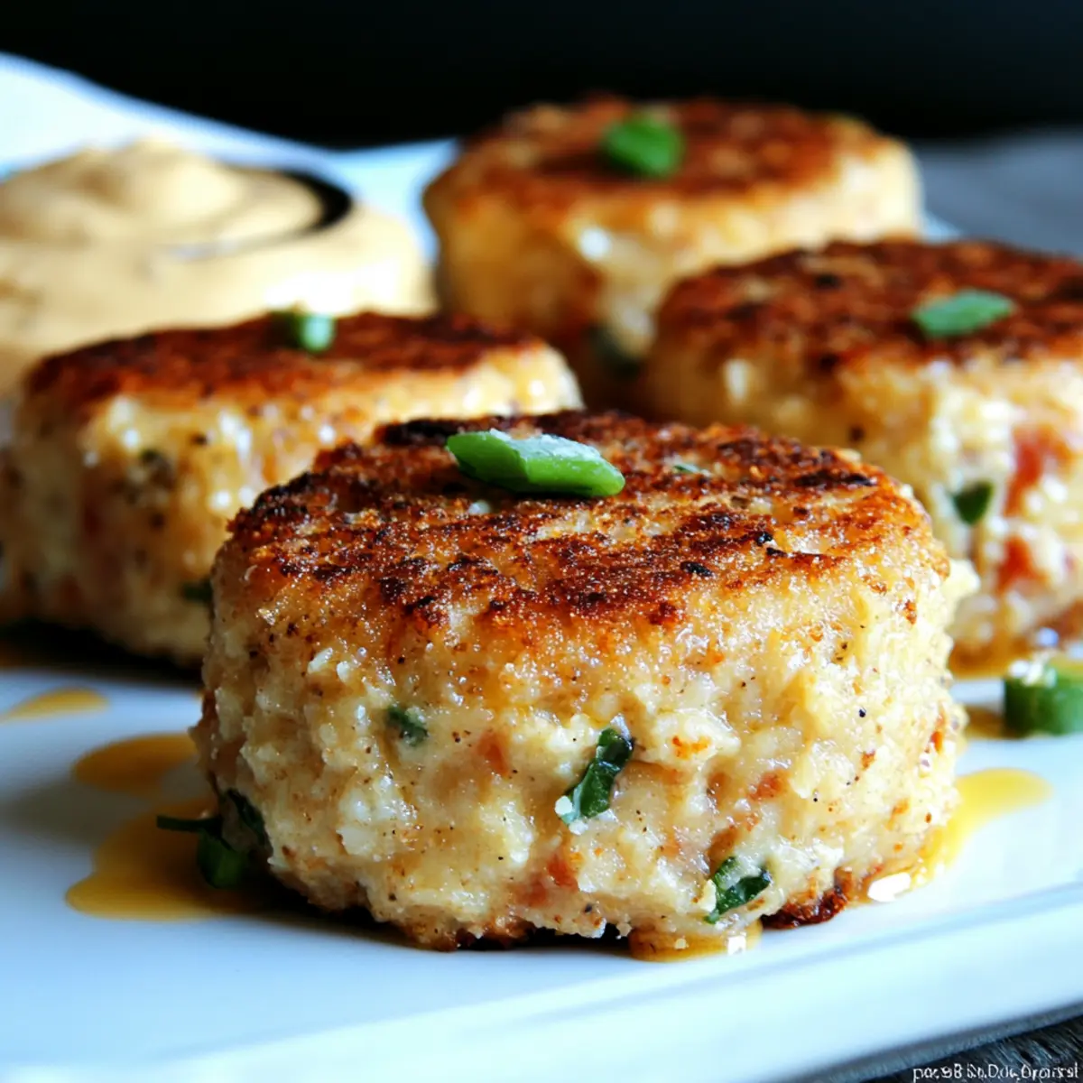 Chicken Cakes with Remoulade Sauce