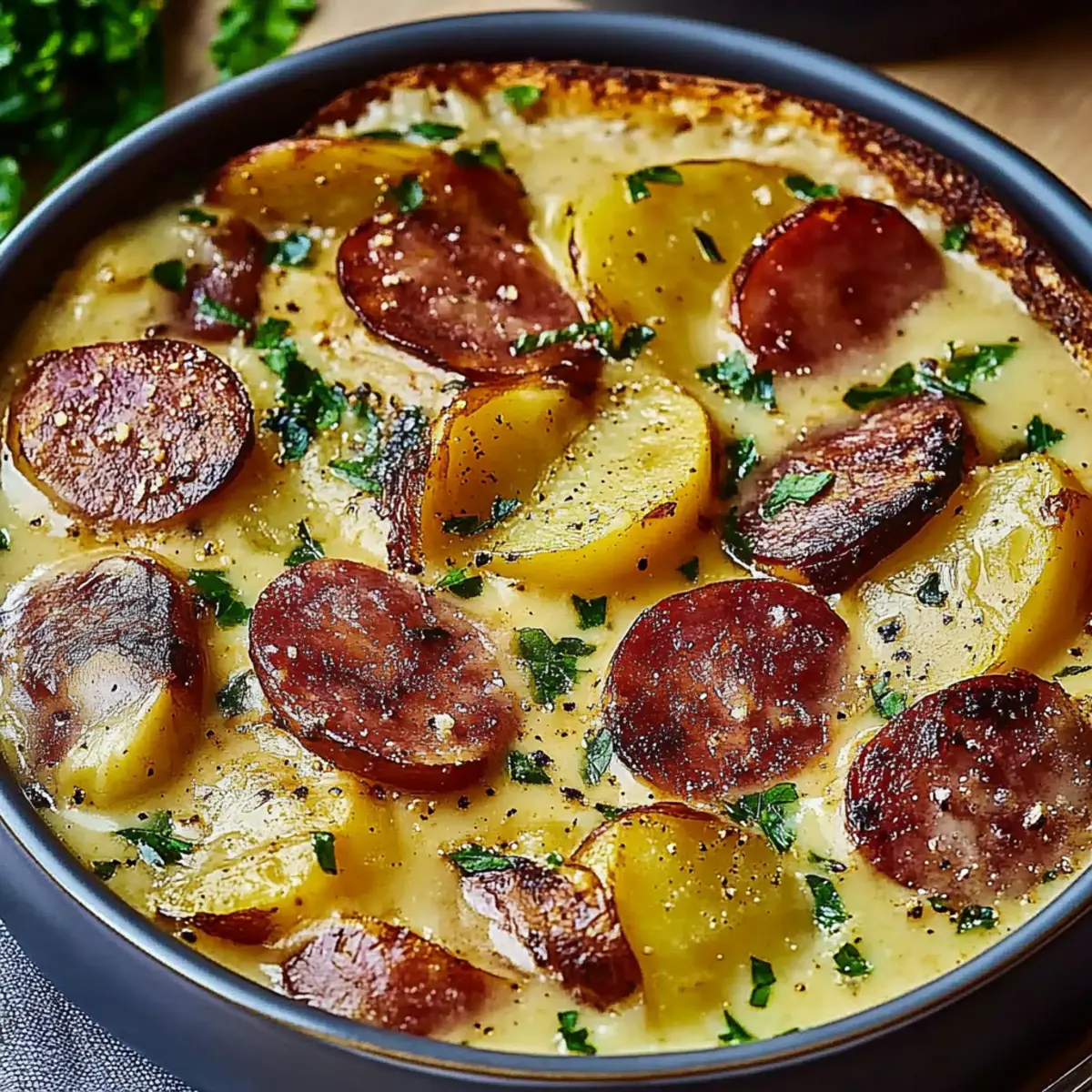 Creamy Kielbasa Potato Soup