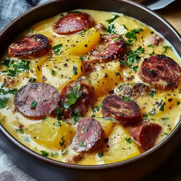 Creamy Kielbasa Potato Soup