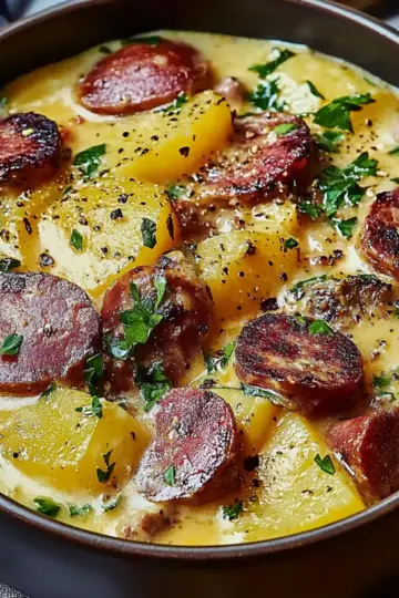 Creamy Kielbasa Potato Soup