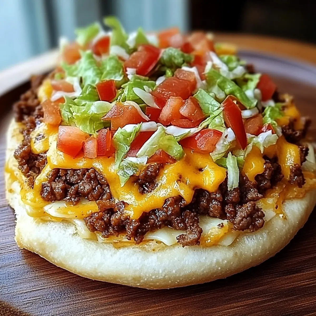 Crescent Roll Taco Pizza