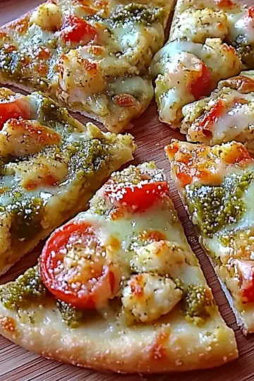 Pesto Chicken Pizza