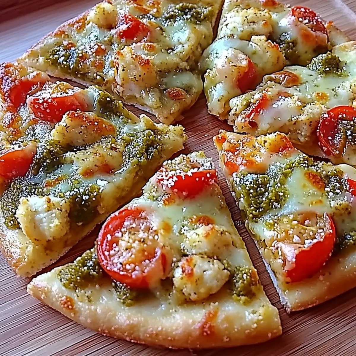Pesto Chicken Pizza