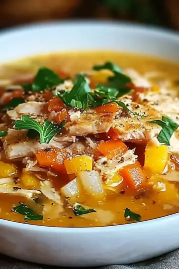 Sicilian Chicken Soup