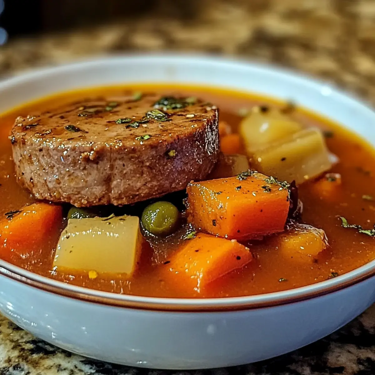 Beef and Vegetable Chunky Soup