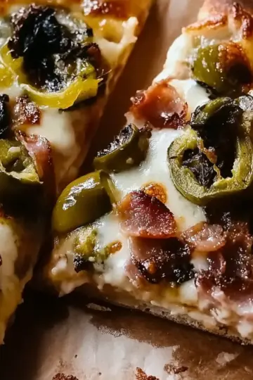 Caramelized Brussels Sprouts Bacon Pizza