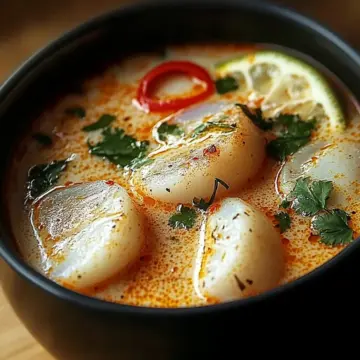 Creamy Coconut White Fish Stew