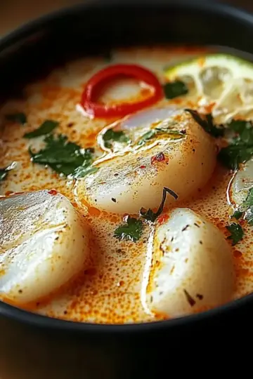 Creamy Coconut White Fish Stew