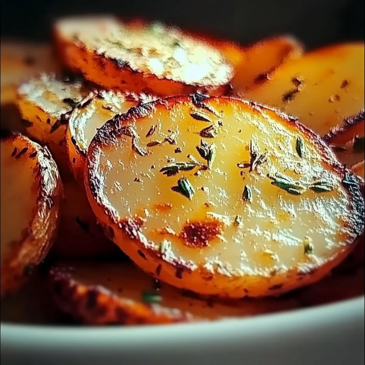 Crispy Sliced Potatoes