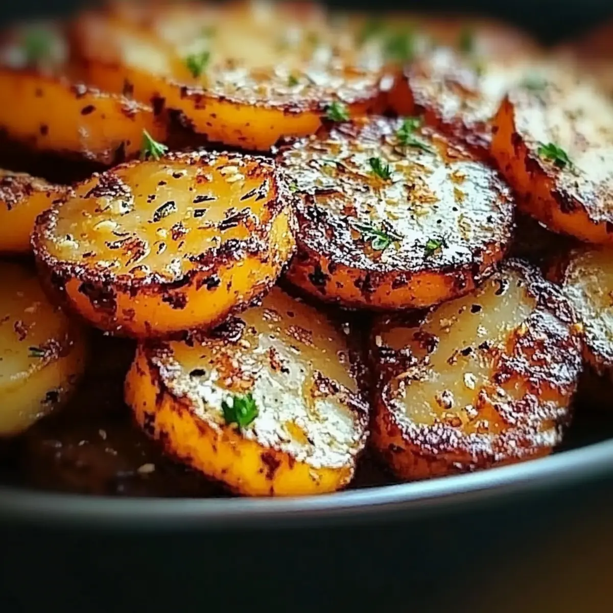 Crispy Sliced Potatoes