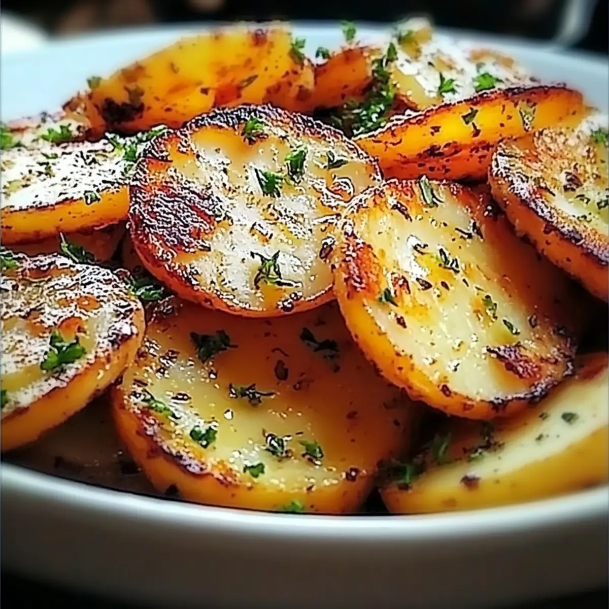Crispy Sliced Potatoes