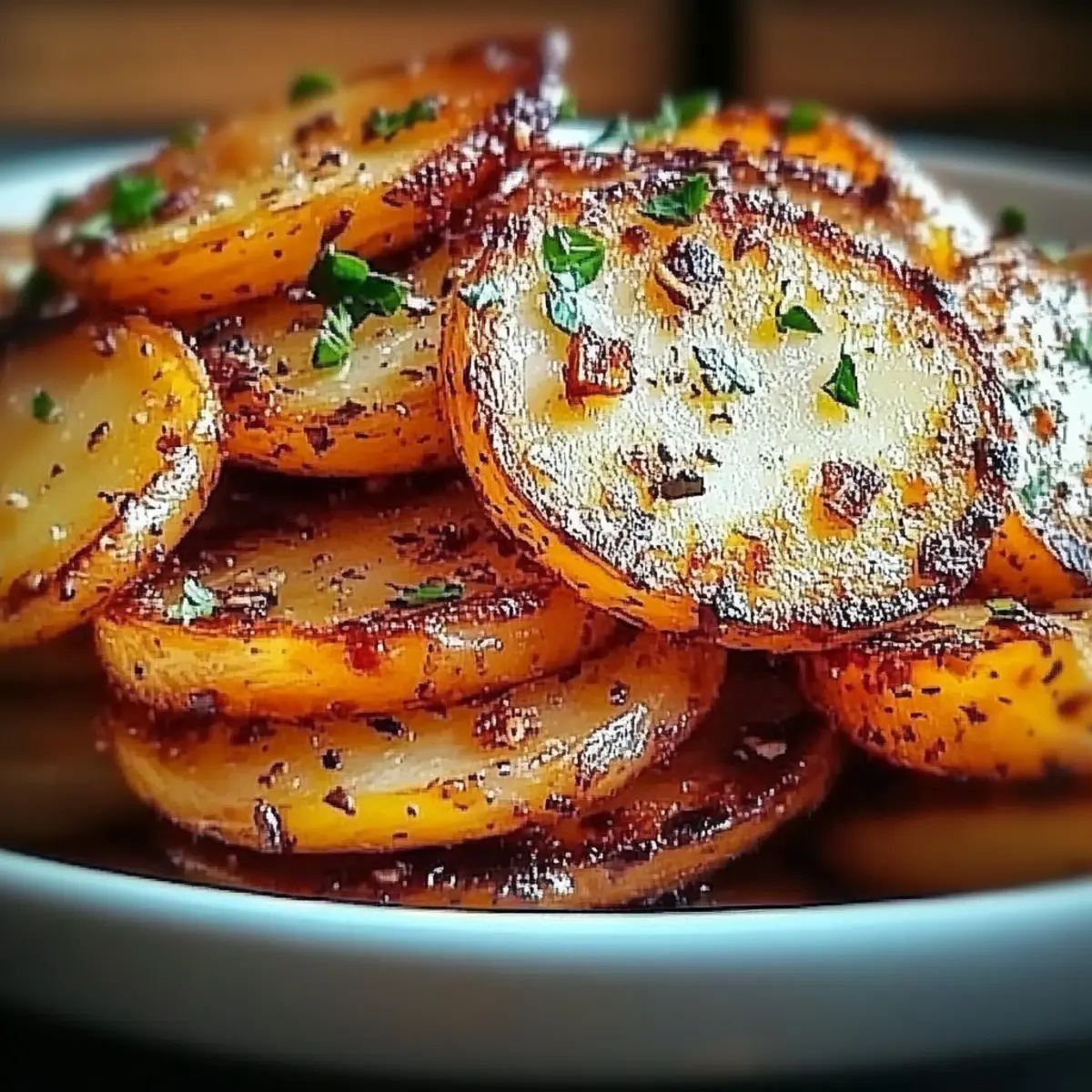 Crispy Sliced Potatoes