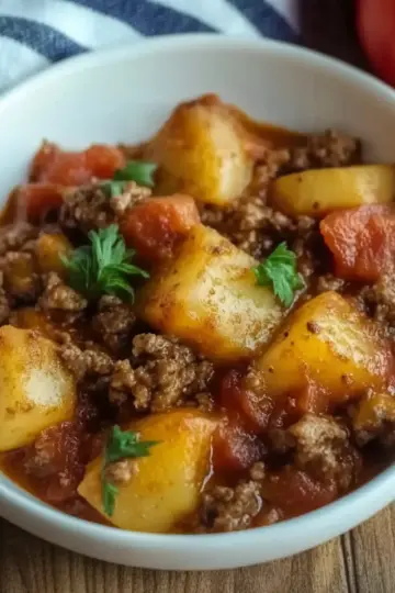 Crockpot Cowboy Casserole