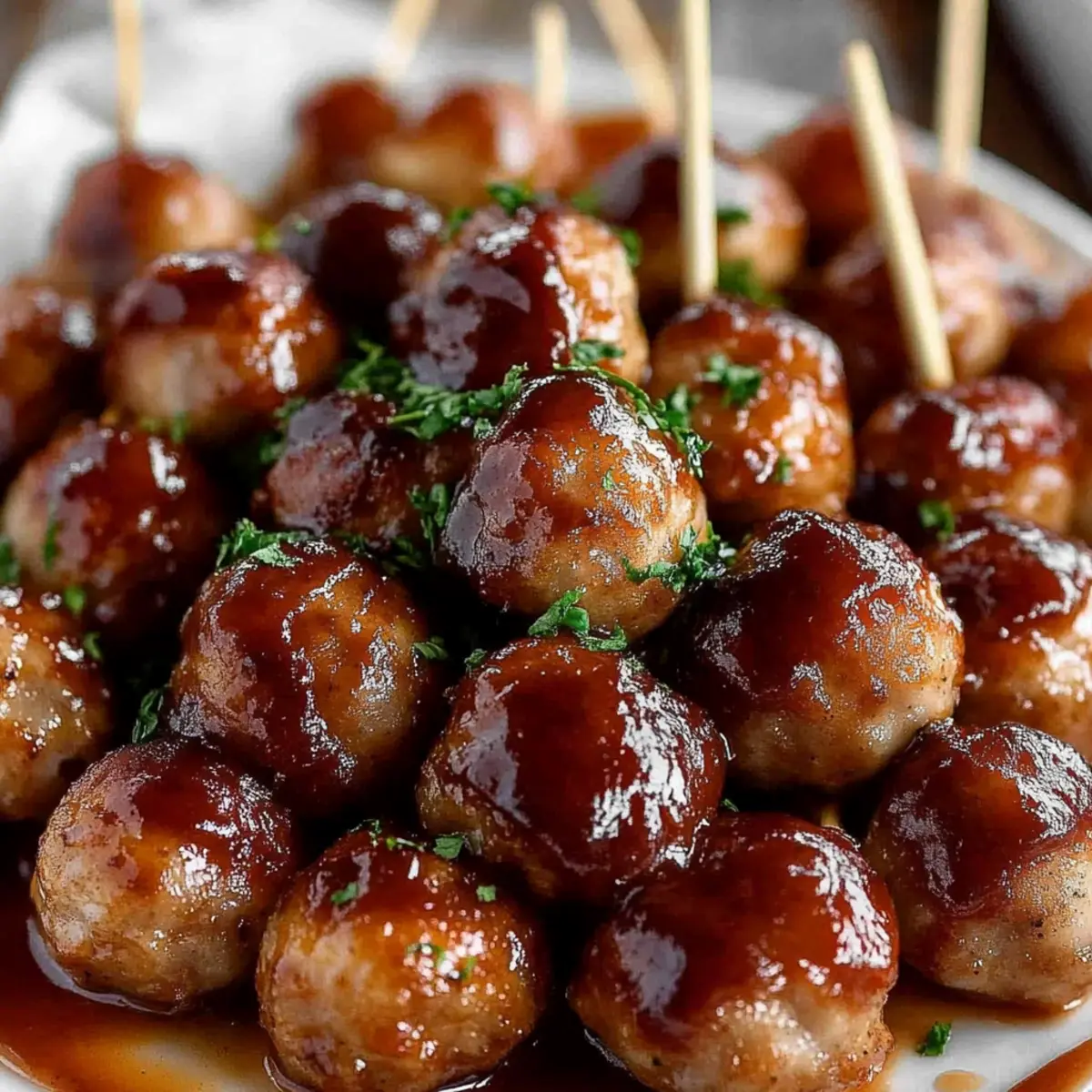 Grape Jelly Sausage Meatballs