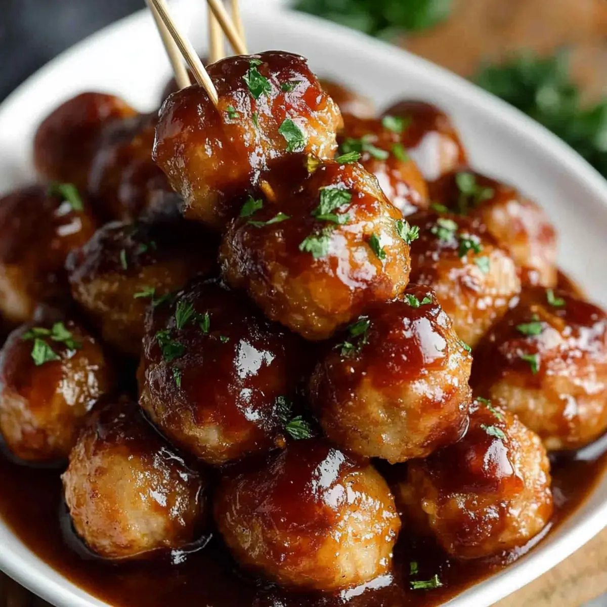 Grape Jelly Sausage Meatballs