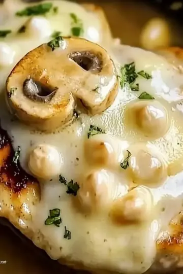 Mushroom White Wine Chicken