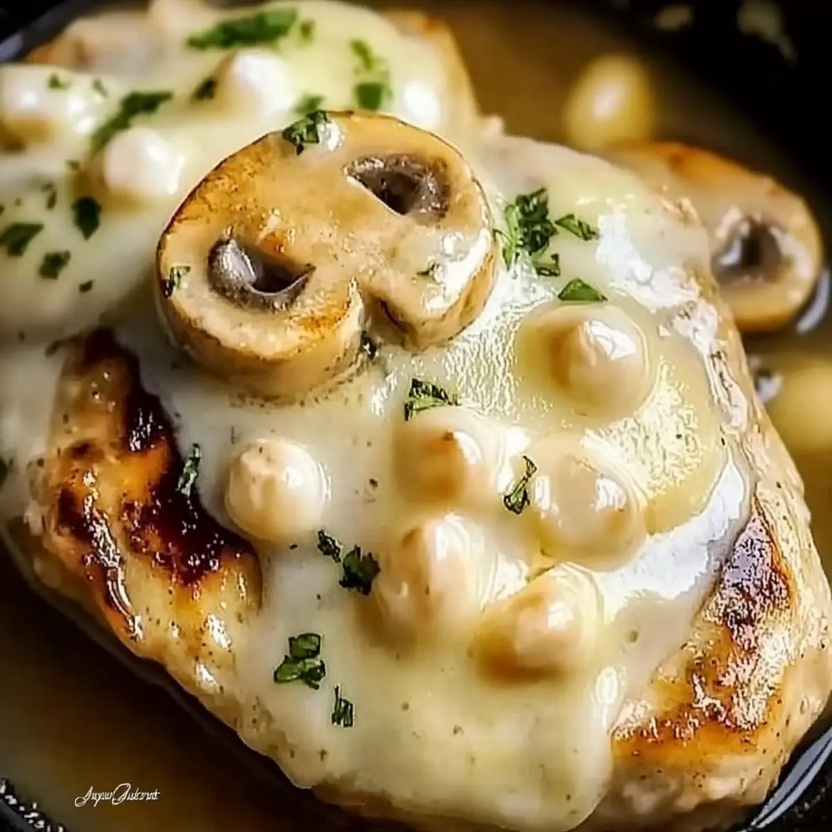 Mushroom White Wine Chicken