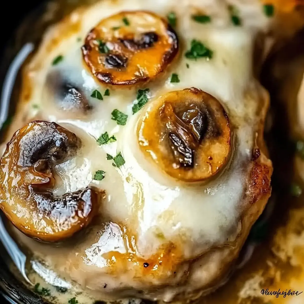 Mushroom White Wine Chicken
