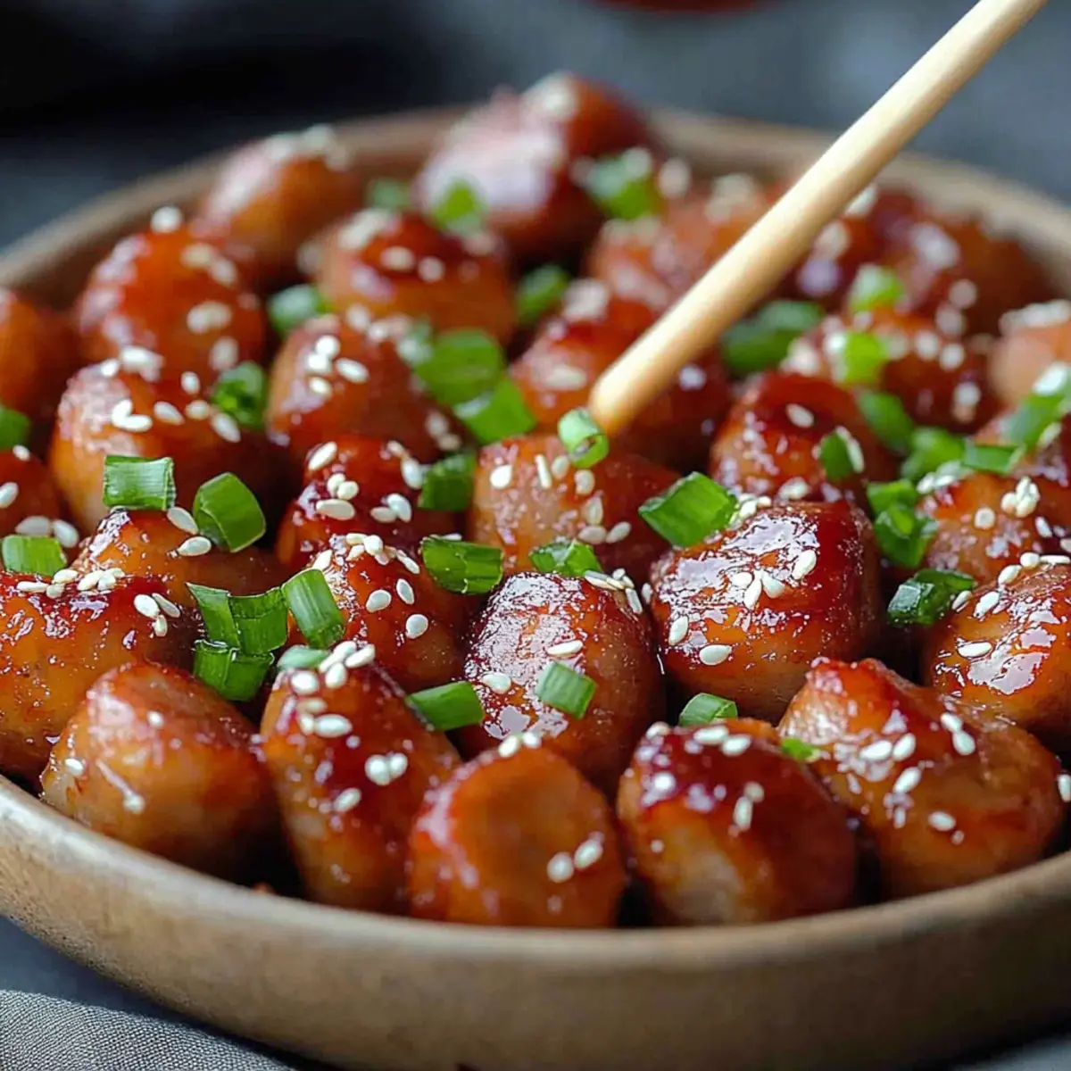 Sweet Chili Sausage Bites