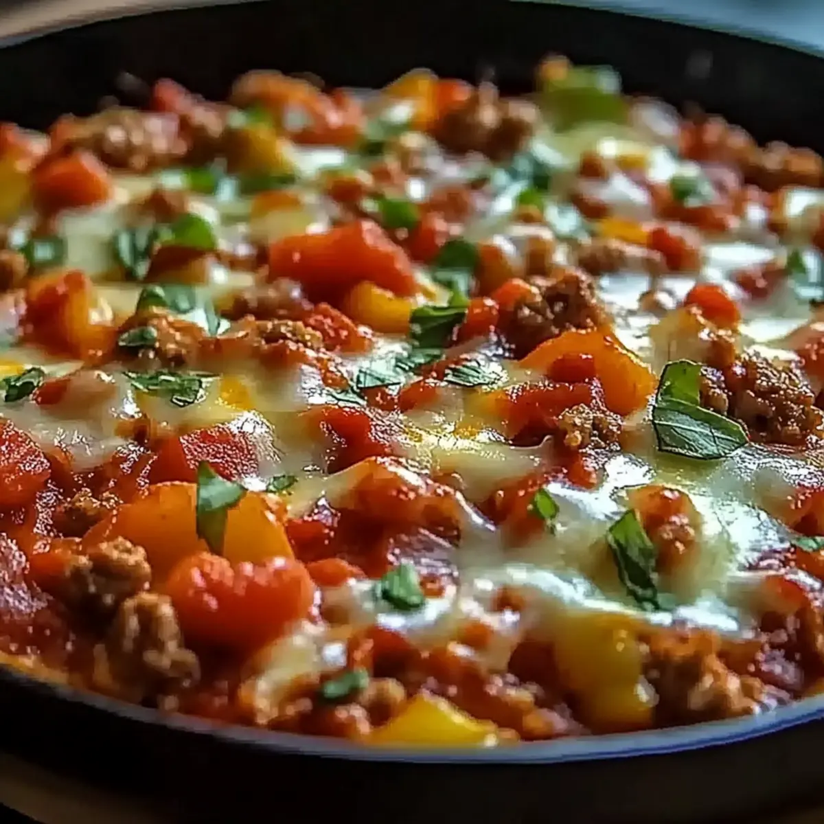 Unstuffed Pepper Skillet