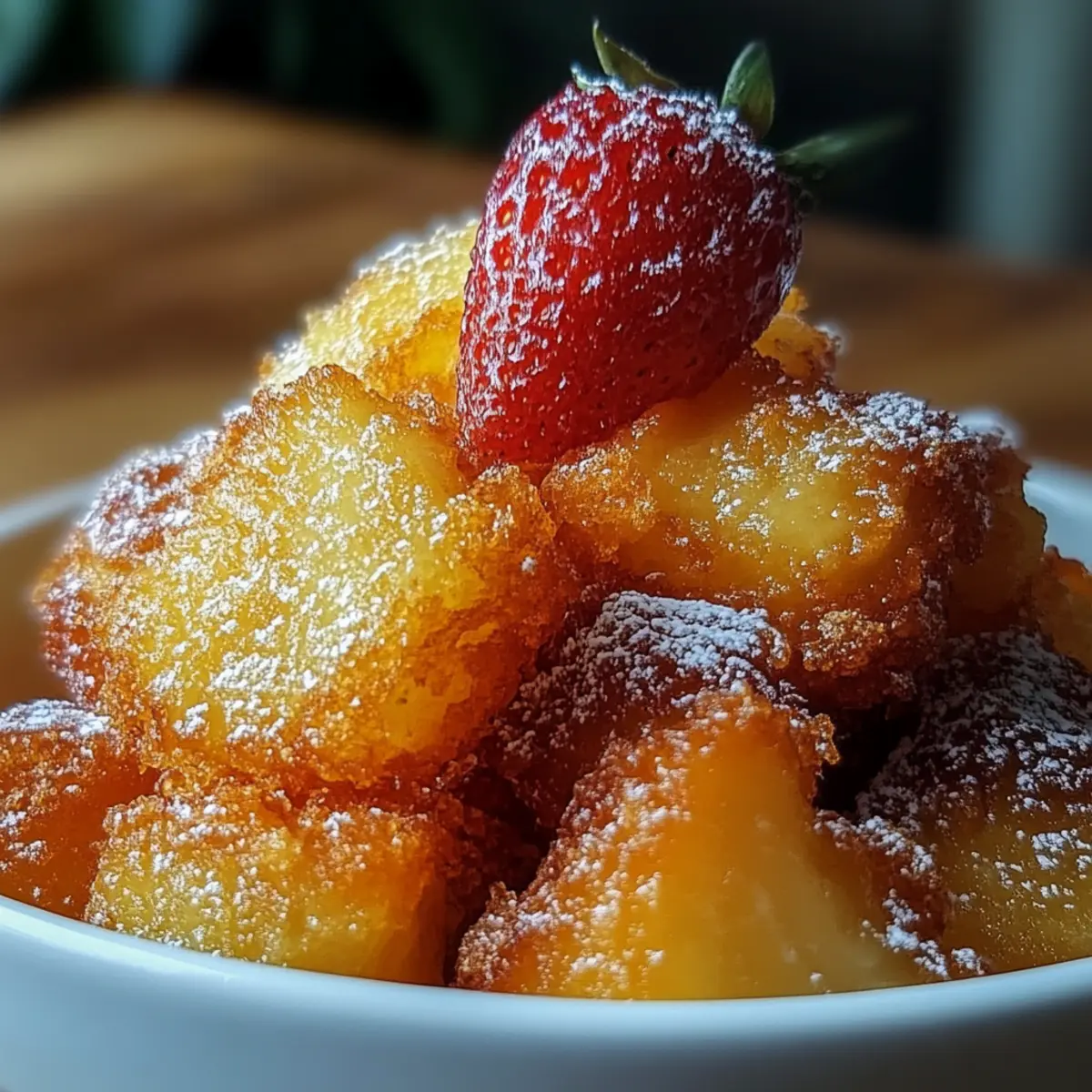 Caramelized Air Fryer Pineapple Chunks