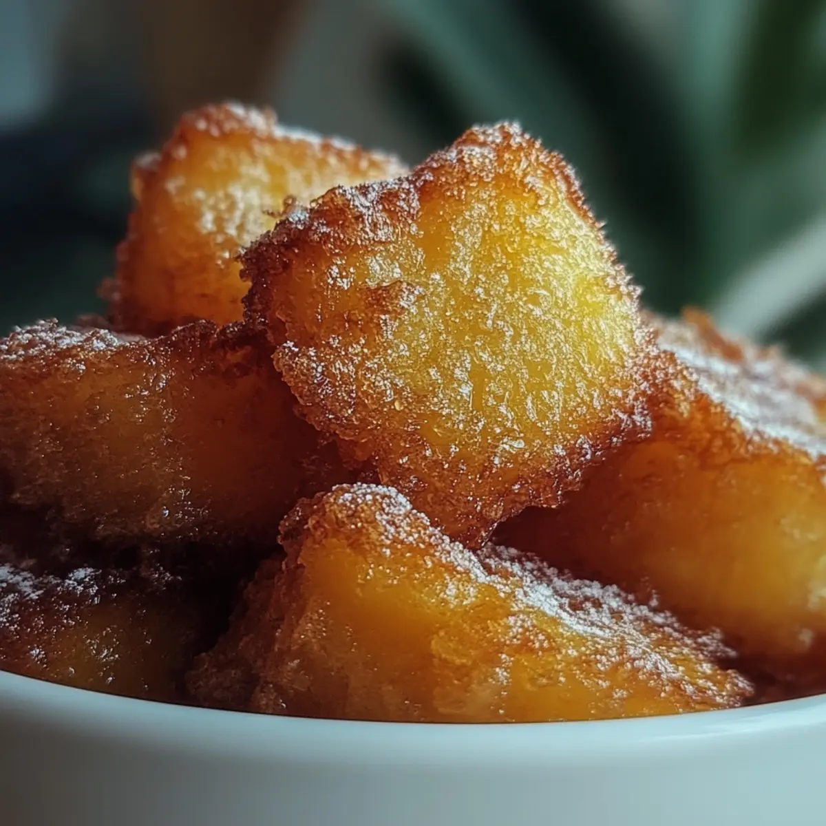 Caramelized Air Fryer Pineapple Chunks
