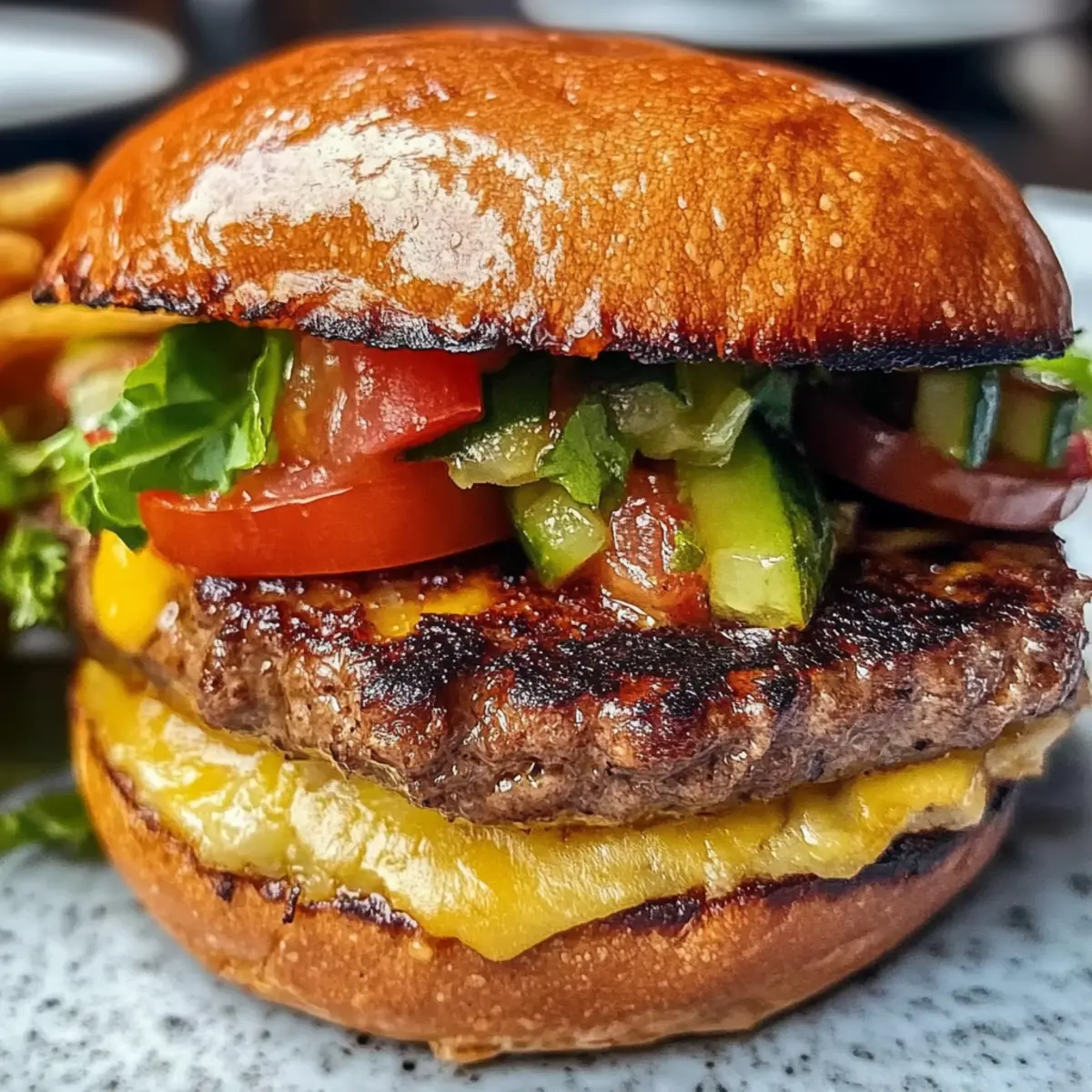 Grilled Blackstone Burger