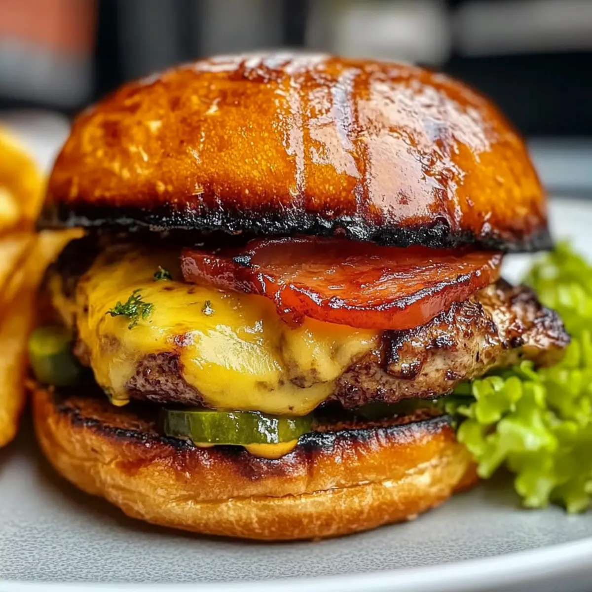 Grilled Blackstone Burger