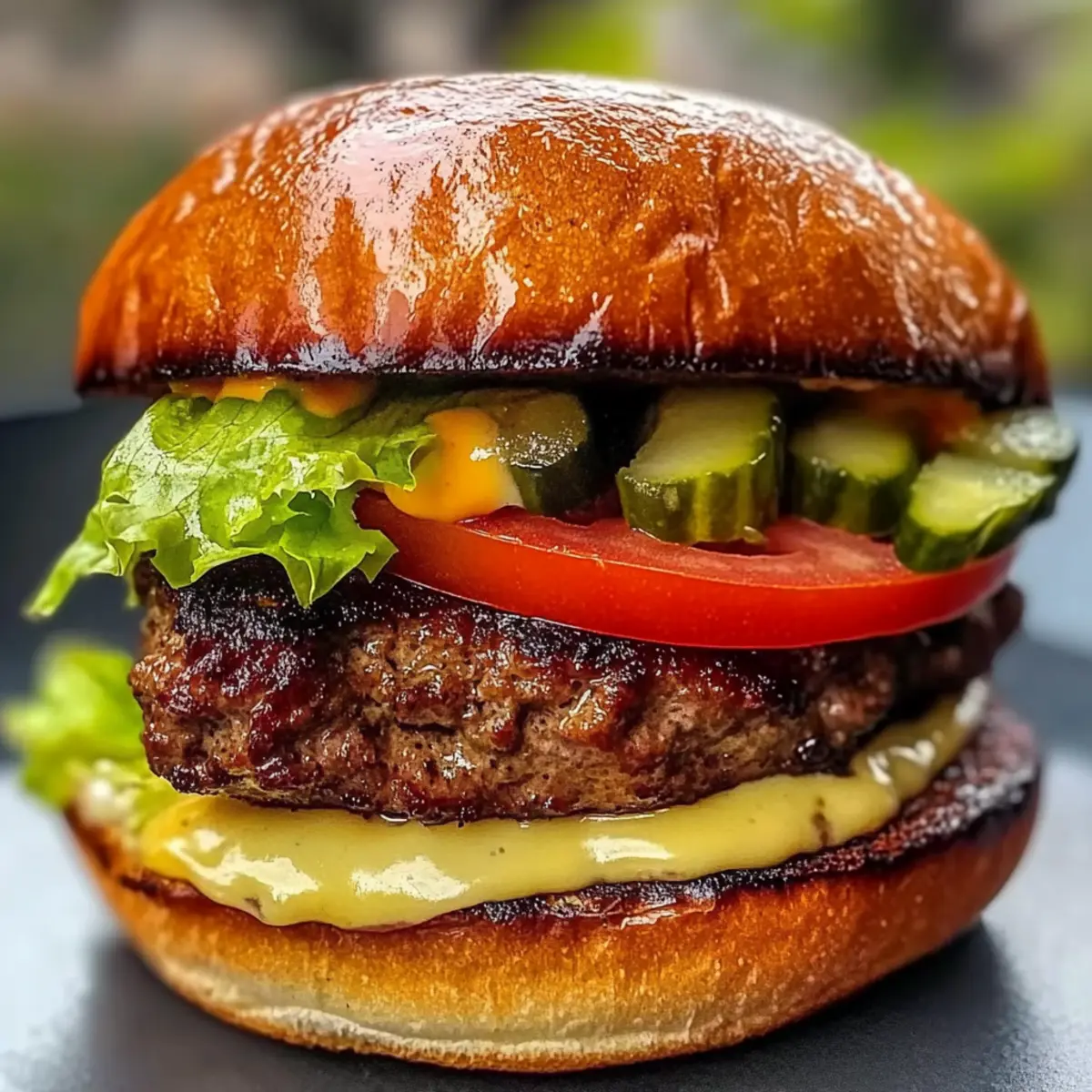 Grilled Blackstone Burger