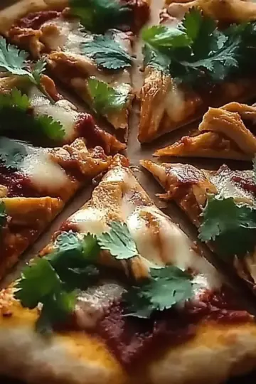 Sweet Chili Garlic Chicken Pizza