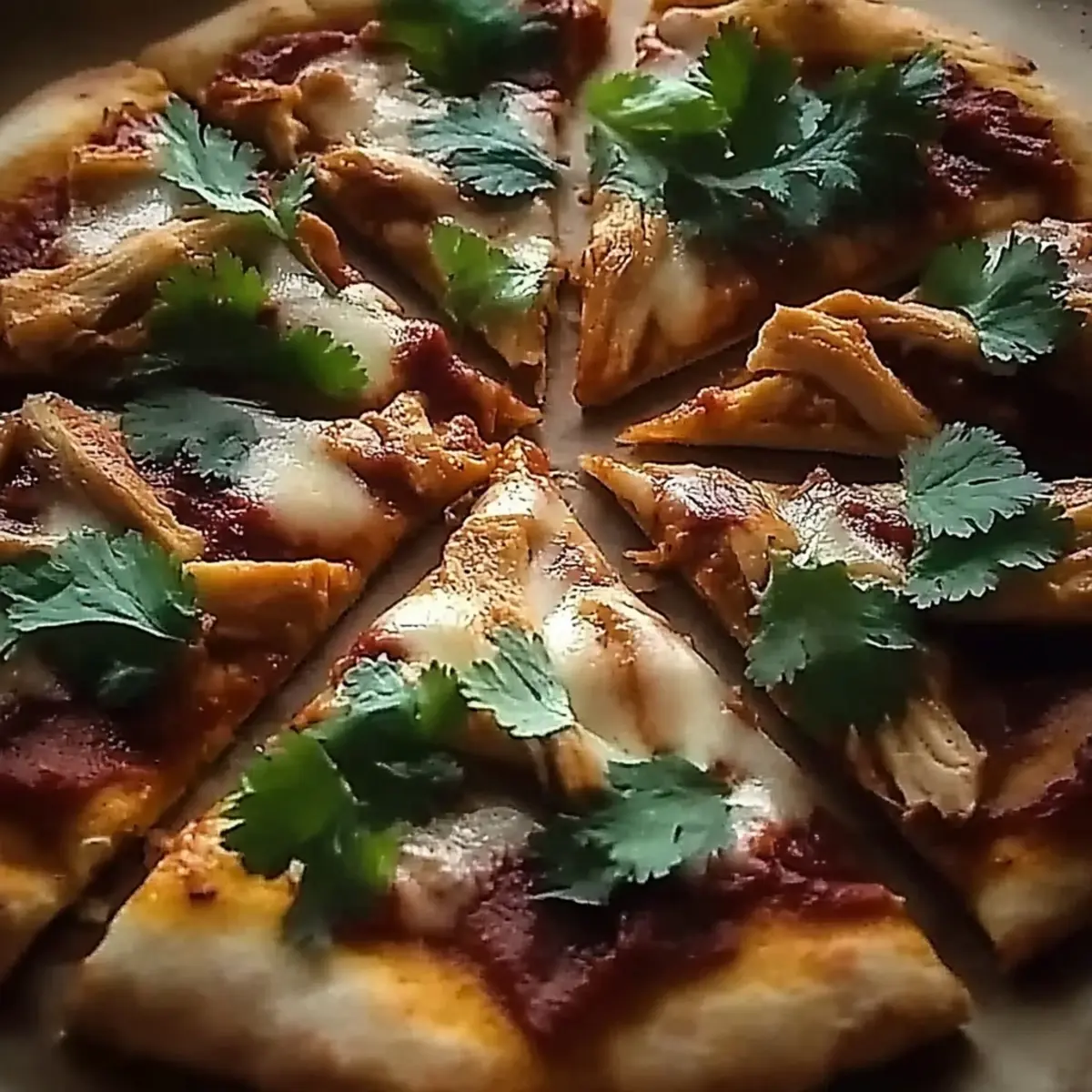 Sweet Chili Garlic Chicken Pizza